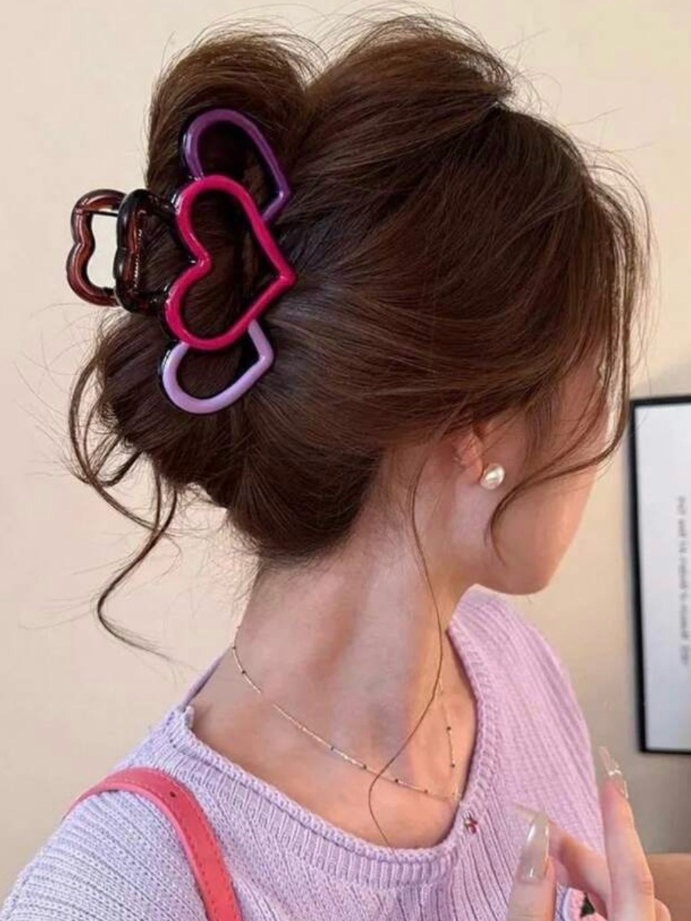 Heart hair clip
